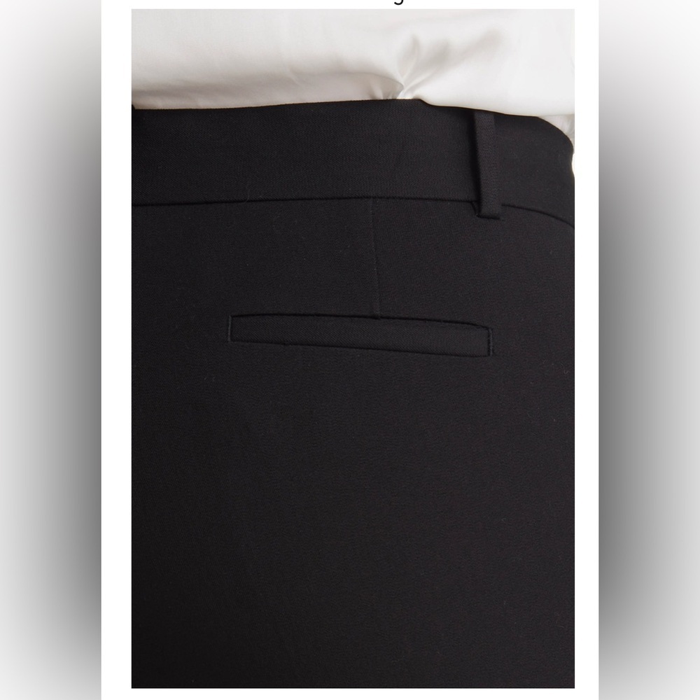 FRAME Le Crop Mini Boot Trousers Black Plus Size , size 16 - Picture 8 of 16